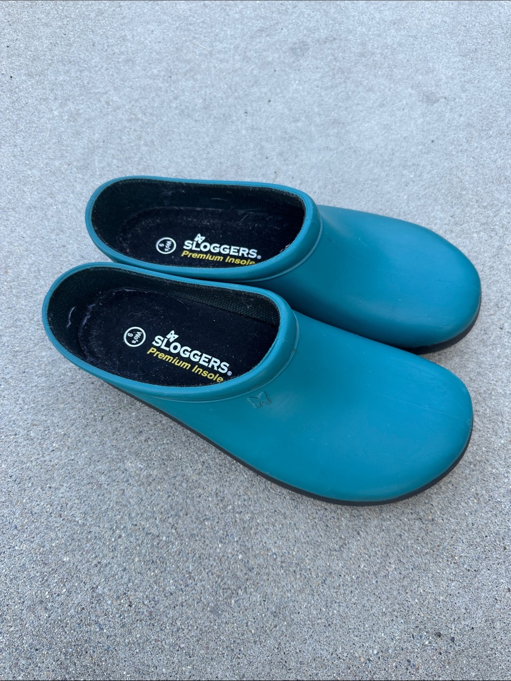 Sloggers Teal Waterproof Slip-On Clog